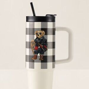 Polo Ralph Lauren Home Holiday Polo Bear Water Bottle & Straw